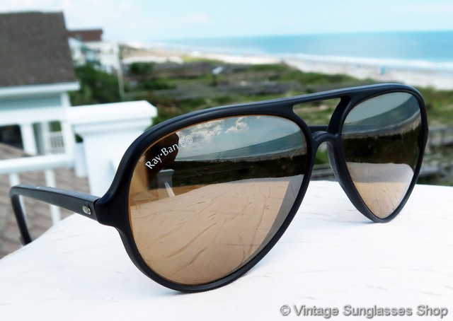 Ray Ban Cats 5000 Black Aviator Rb 50 Sunglasses